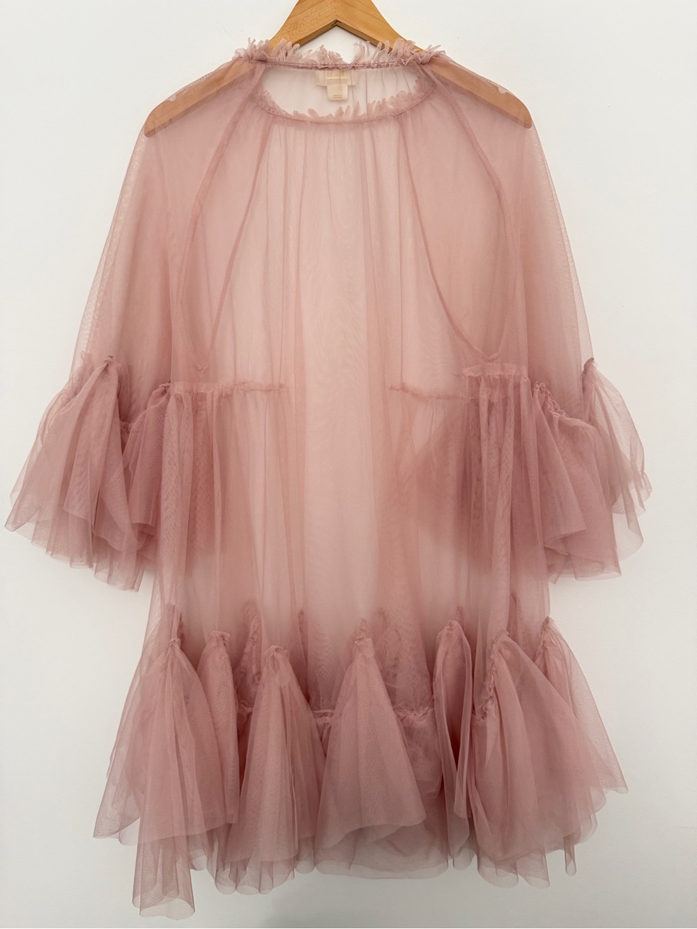 Anthropologie Maeve Tulle Mesh Midi Dress - Picture 3 of 5
